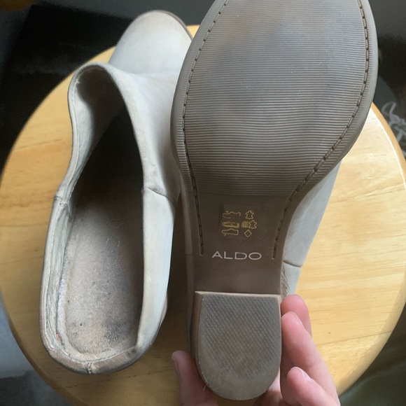 Aldo mule boot in beige - Picture 4 of 5